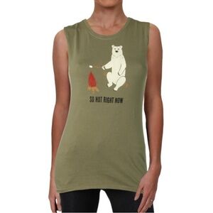 The North Face Well Loved Tank Olive
Green 'So Hot Right Now' Size XS